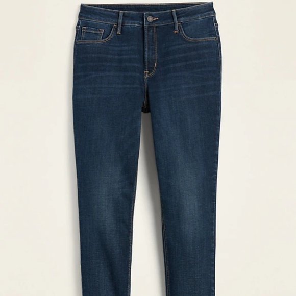 High-Waisted Rockstar high rise Super-Skinny Jeans Petite 6P P6 6 - Picture 2 of 14